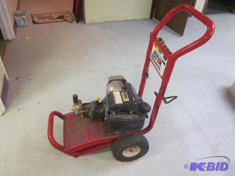 lot 1 image: North Star gas powered power washer with a Ho...