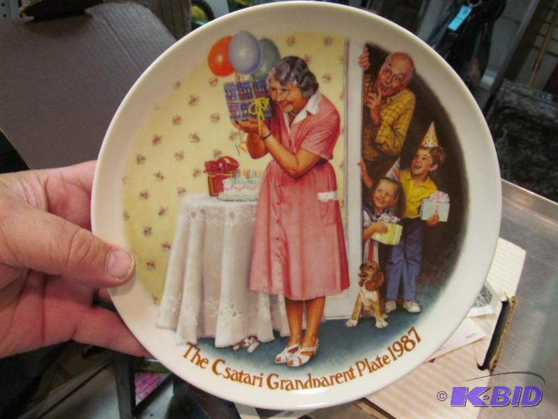 THE SNEAK PREVIEW Collector Plate by Joseph  Csatari