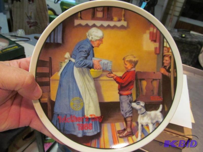 THE PANTRY RAID Collector Plate by DAVID WILLIAMS-NORMAN ROCKWELL