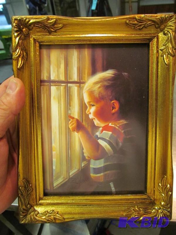 DADDYS HOME Collector Plate by  DONALD ZOLAN