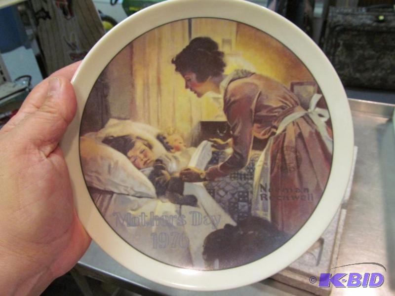MOTHERS LOVE  Collector Plate by  NORMAN ROCKWELL