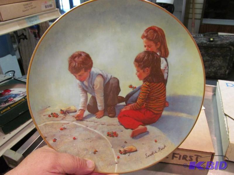 ME FIRST Collector Plate by  SANDRA KUCK