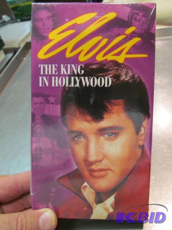 ELVIS THE KING IN HOLLYWOOD  VHS