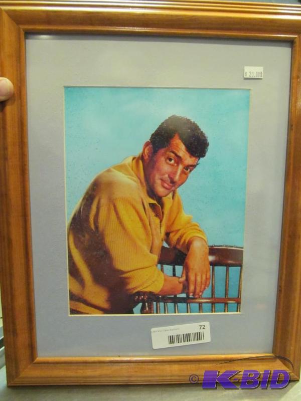 DEAN MARTIN FRAMED PICTURE