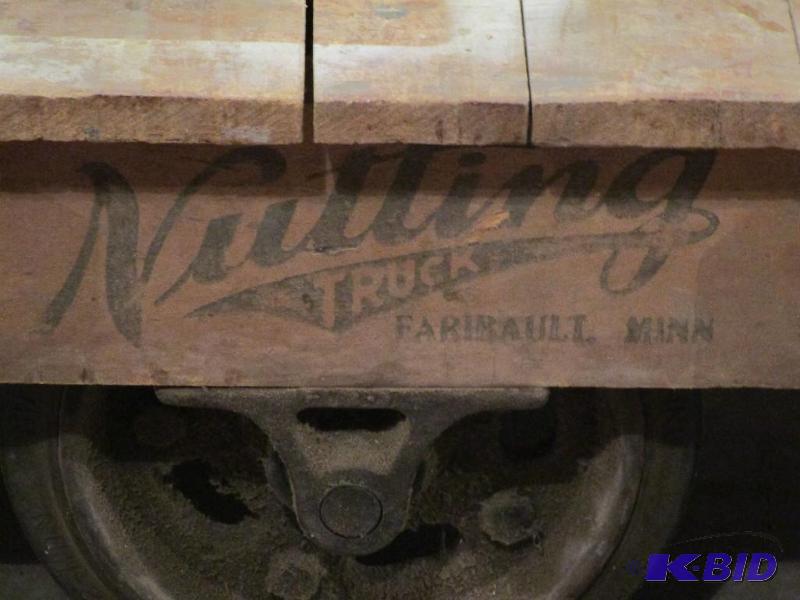lot 30 image: Nutting, Antique Factory Cart