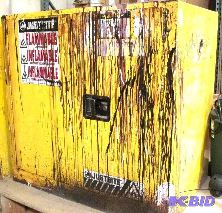 lot 36 image: Just Rite Metal Fire Cabinet