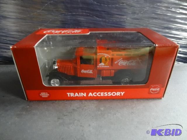 lot 112 image: Coca Cola Train Accessory. Coke Delivery Truc...