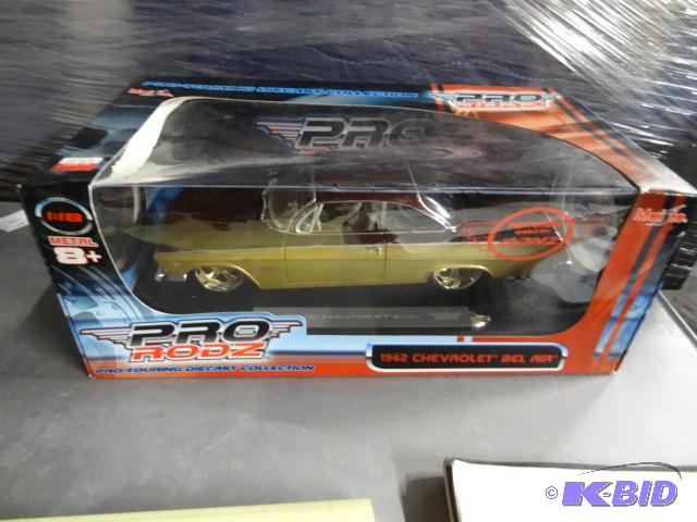 lot 126 image: Pro Rod Z 1962 Chevy Belair 118 Scale...