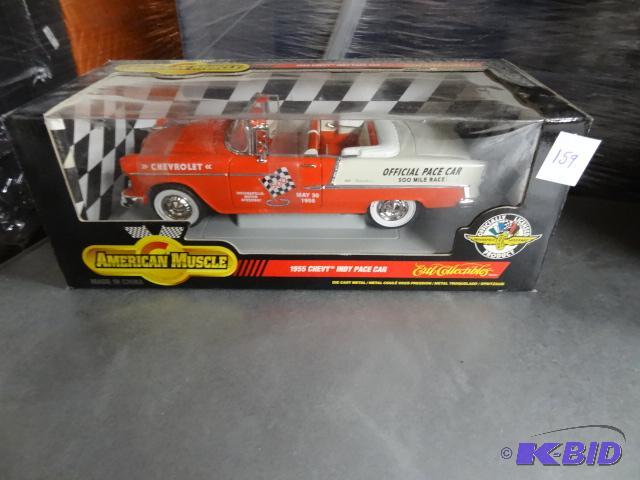 lot 159 image: American Muscle 1955 Chevy Indy Pace Car 118...