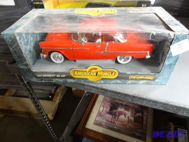 lot 163 image: American Muscle 1955 Chevy Belair 118...