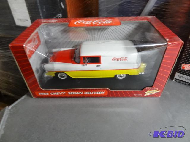 lot 189 image: Coca Cola 1955 Chevy Sedan Delivery 118...