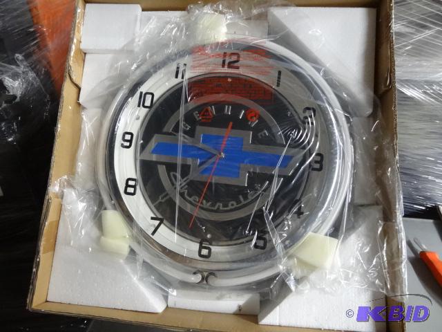 lot 192 image: Brand New Chevy Neon Clock...