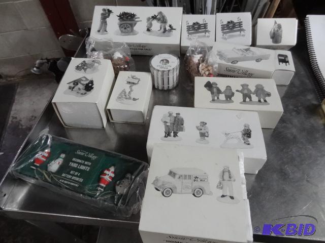 lot 209 image: Dept 56 Snow Village Accessories...