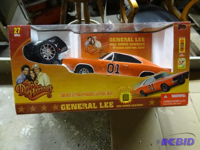 lot 21 image: Dukes of Hazard General Lee. Remote Control C...