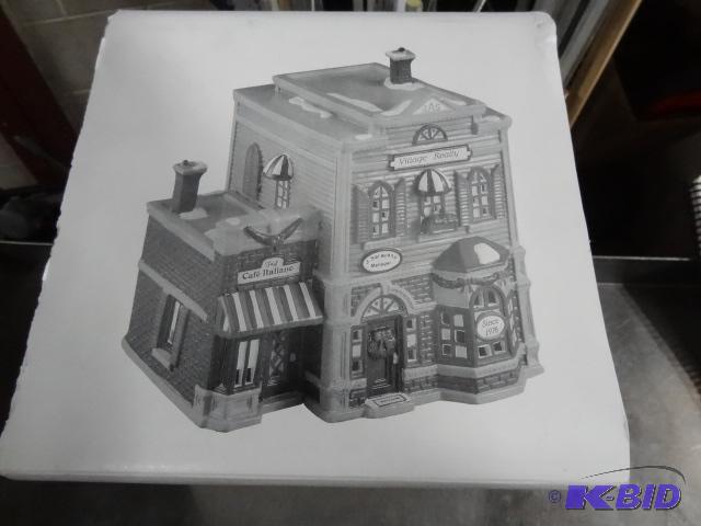 lot 213 image: Dept 56 Snow Village Village Realty...