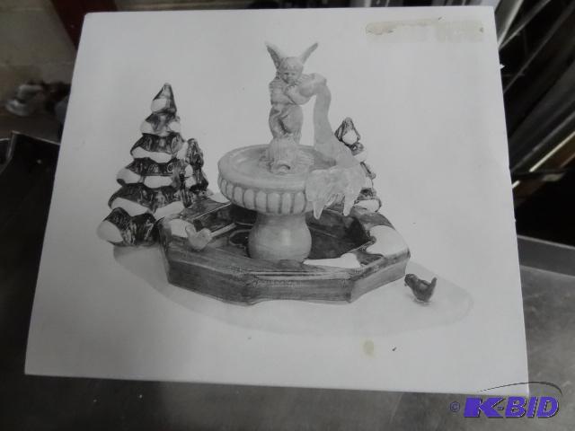 lot 214 image: Dept 56 Snow Village Winter Fountain...