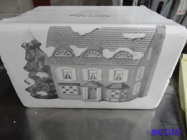 lot 218 image: Dept 56 Snow Village Springfield House...
