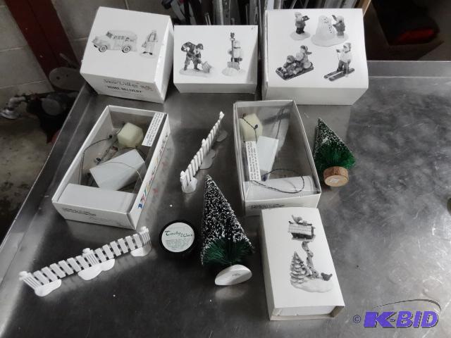 lot 222 image: Dept 56 Snow Village Accessories...