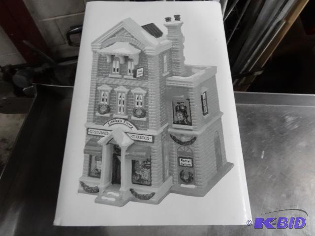 lot 224 image: Dept 56 Snow Village Finkleas Finery. Costume...