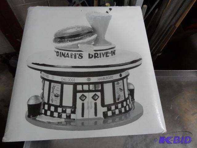 lot 230 image: Dept 56 Snow Village Dinahs Drive Inn...