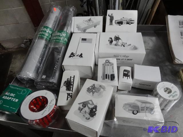 lot 239 image: Dept 56 Snow Village Village Accessories...