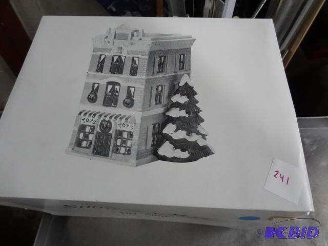 lot 241 image: Dept 56 Snow Village Toy Shop...