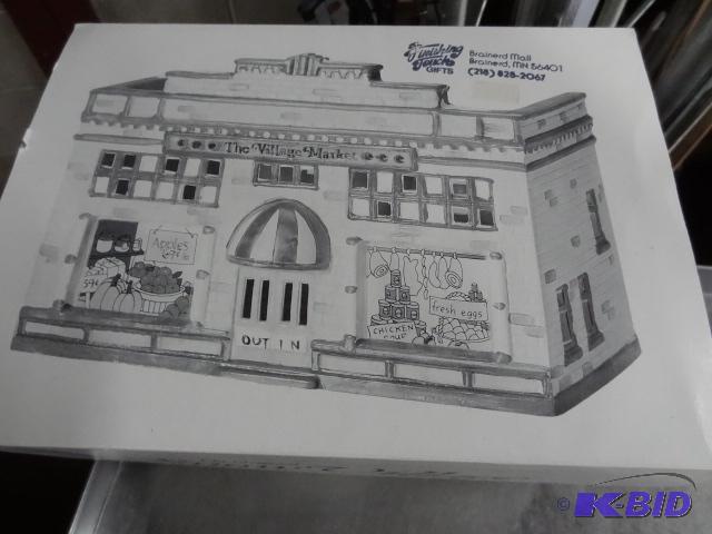 lot 245 image: Dept 56 Snow Village Village Market...