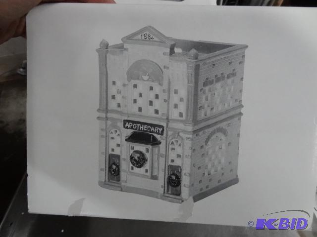 lot 246 image: Dept 56 Snow Village Apothecary...