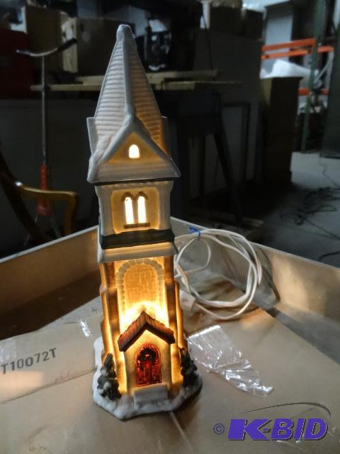 lot 3 image: Village Square Lighted Clock Tower...