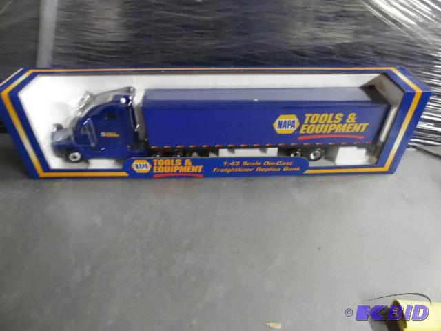 lot 96 image: Napa 143 Scale Die Cast Freightliner Replica...