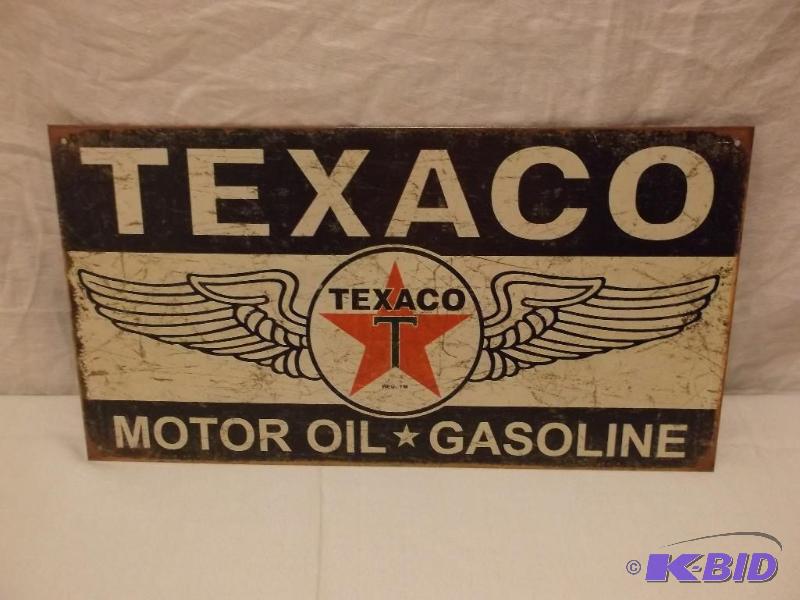 Collectable Texaco sign measuring 16&quot L ...