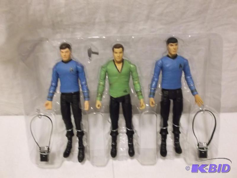 Star Trek action figures like new in package....