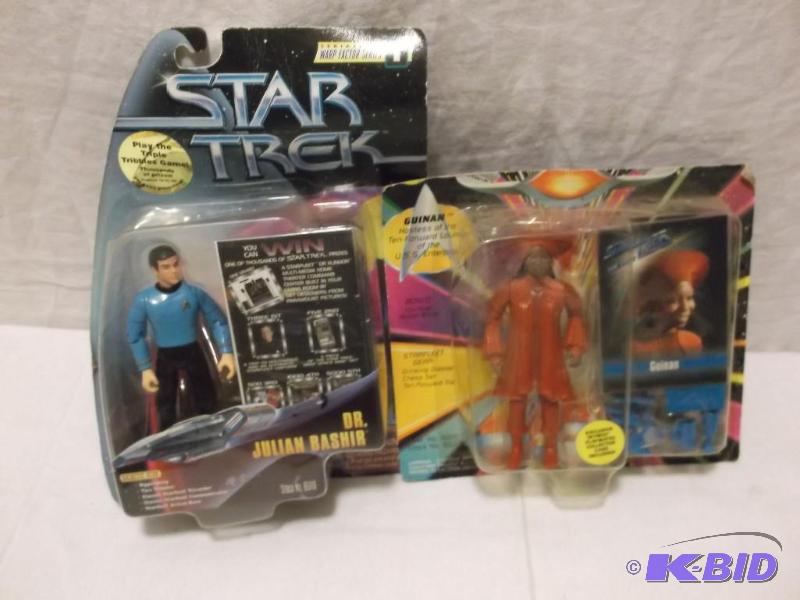 Star Trek action figures like new in package....