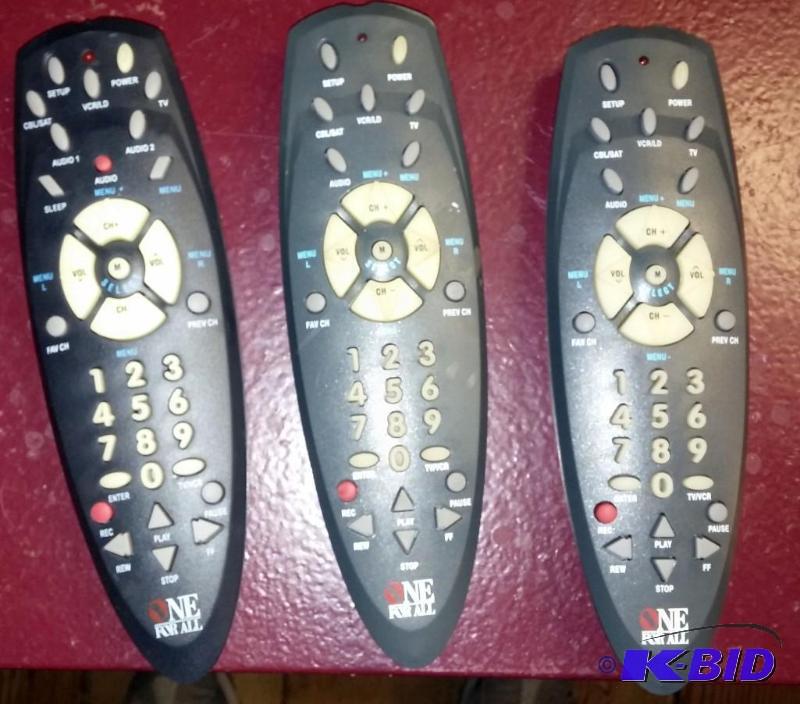 Lot of All In One Universial Remotes as shown...