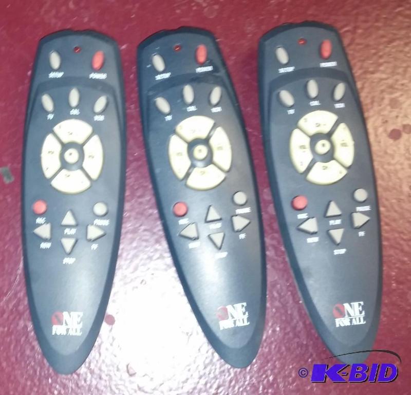 Lot of All In One Universial Remotes as shown...