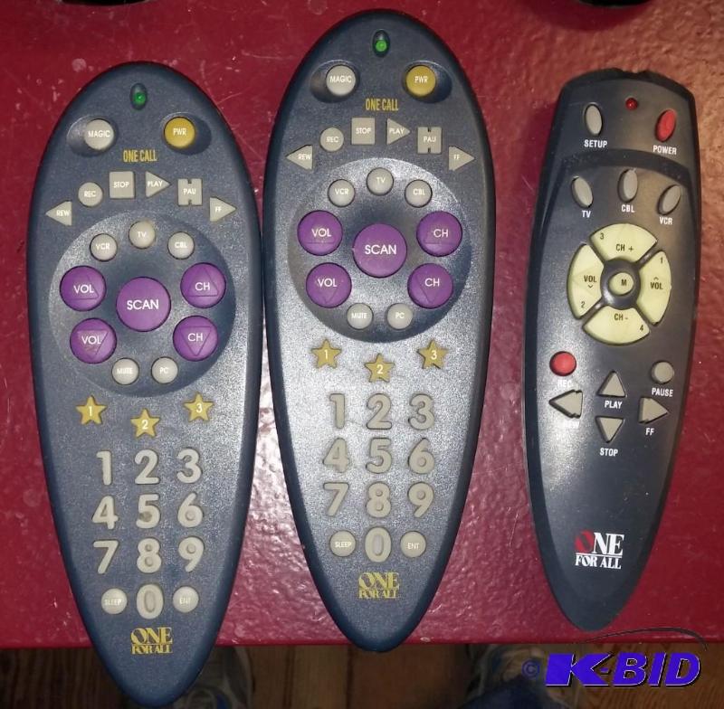 Lot of All In One Universial Remotes as shown...