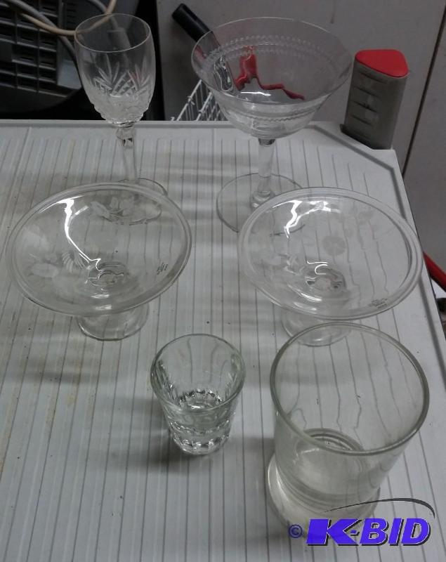 lot 64 image: Large Lot of glassware as shown...
