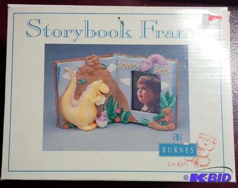 lot 69 image: New still in box, Hand painted Dinosaur Frame...