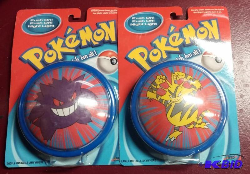 lot 75 image: Lot of 2 NEW in package touch Pokeman Lights...