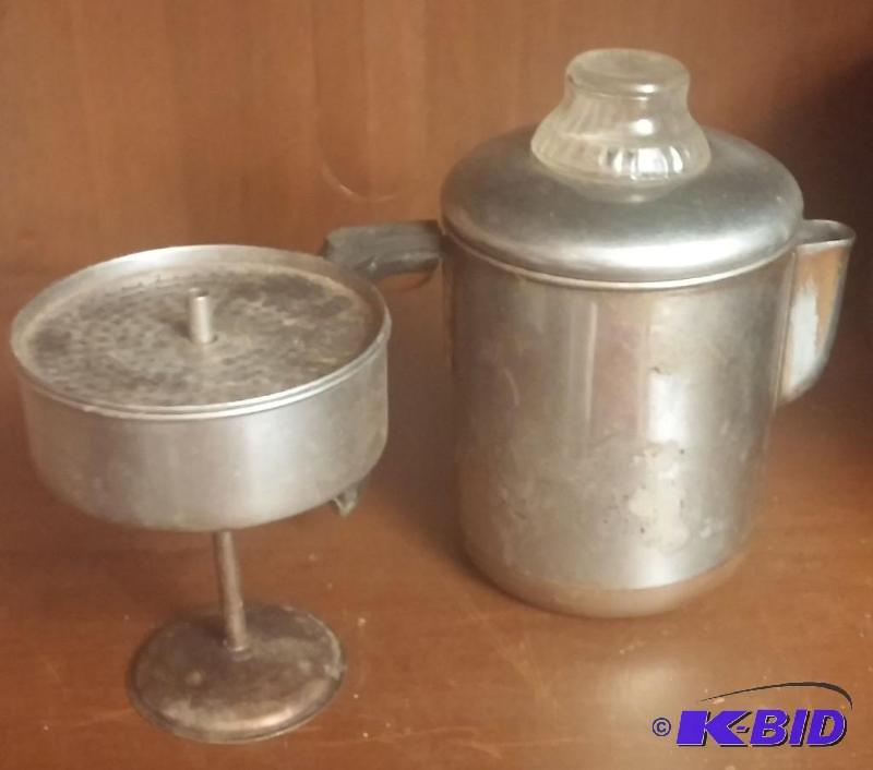 Vintage Copper bottom HEAVY percolator...
