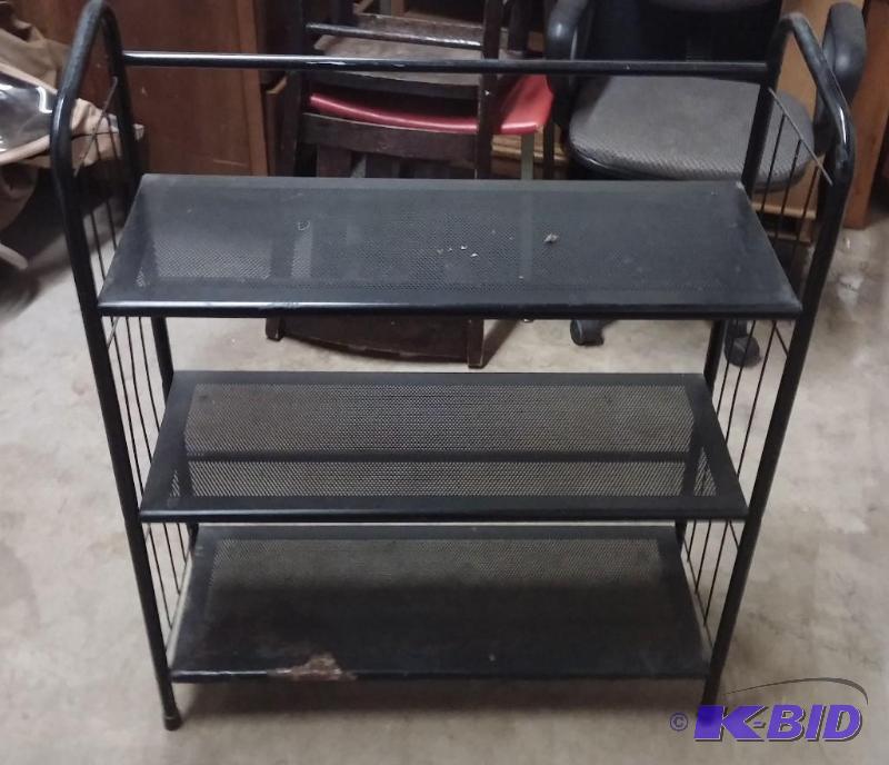 Metal book shelf in great condition...