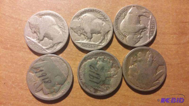 Lot of Buffalo Nickels...
