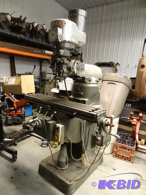1993 Webb model 2VS Mill. 3 phase power. Came...