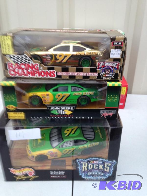 lot 111 image: 3 John Deere Chad Little Cars