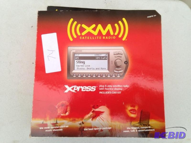 lot 74 image: Xpress Satelite Radio New in Box