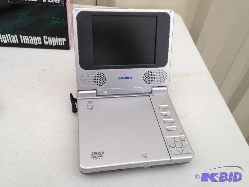 lot 76 image: Axion 5 inch LCD Monitor and DVD player-