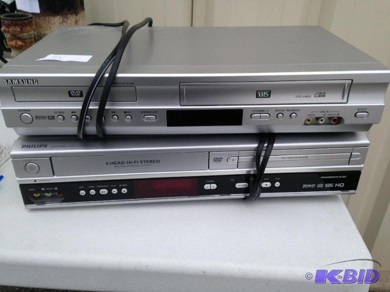 lot 95 image: 2 DVD VCR Players