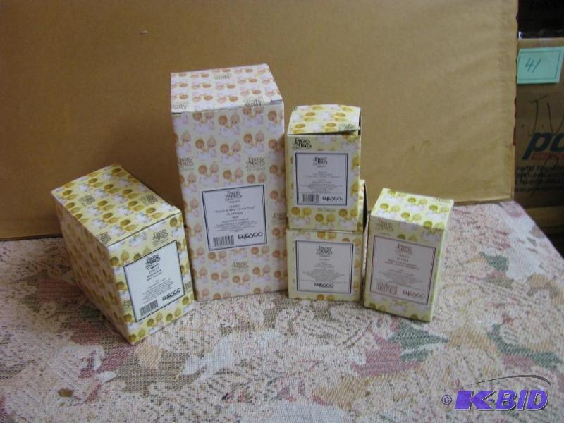 lot 76 image: lot of Precious Moments NIB (5)...