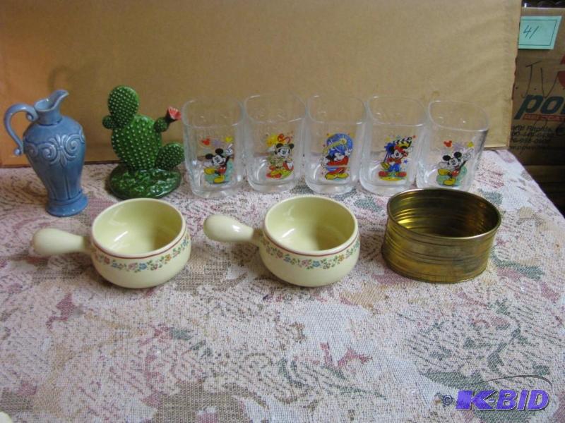 lot 78 image: Mickey mouse mcdonalds glasses and avon croc...