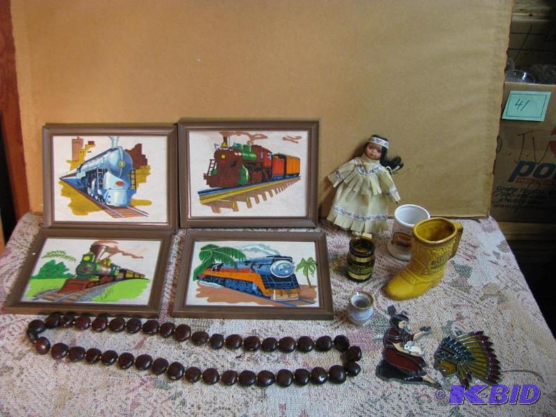 lot 86 image: Native American and western items...